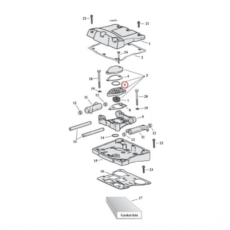 Membrane reniflard twin cam 99-16