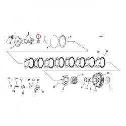 Ecrou de fix noix emb. XL 67-84