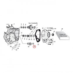 Rondelles calage valve renif. 79-99