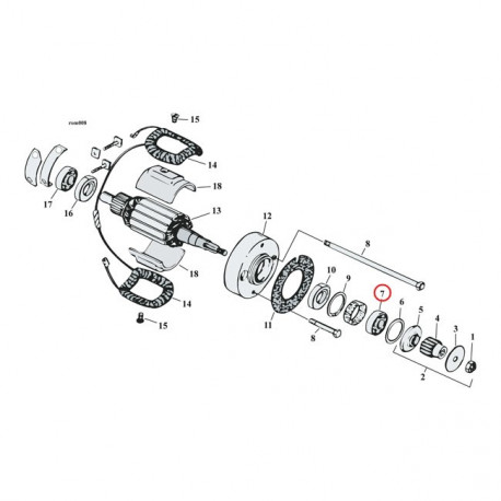 Roulement dynamo 32-81