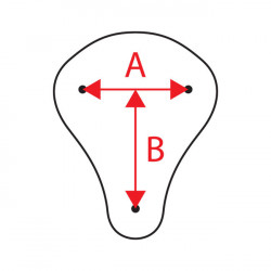 SELLE SOLO universelle 35 x 32cm