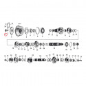 ECROU DE FIX. POULIE DE BOITE B.T. 93-06 et XL 93-22