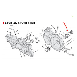 Clips roulement vilo  04-21 XL , XR