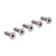 Vis inox coniques  5/16-18  fix. disques