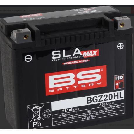 BATTERIE PREMIUM  SLA + "AGM"