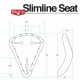 SELLE BILTWELL"Slimline Seat - Black Tuck n ' Roll"
