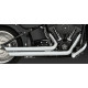 BIGSHOTS STAGGERED 2 1/2 VANCE&HINES CHROMES 