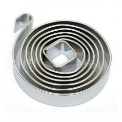 ressort de rappel de kick chromé 