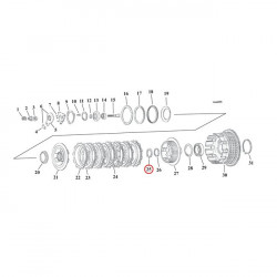 CLIPS EXTERIEUR de noix embray 84-90 XL