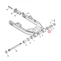 Roulement de bras oscillant 82-03 XL, DYNA