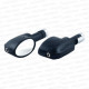 Retros a fixer en bout de guidon Noirs