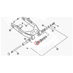 Entretoise de bras oscillant Dyna 91-05