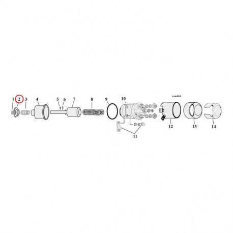 Coupelle de solénoïde 65-88 B.T. 84-85 FX 