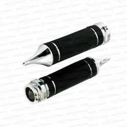 POIGNEES  CHROME ET NOIR