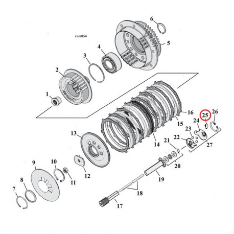 Crochet de cable embray. 87-16